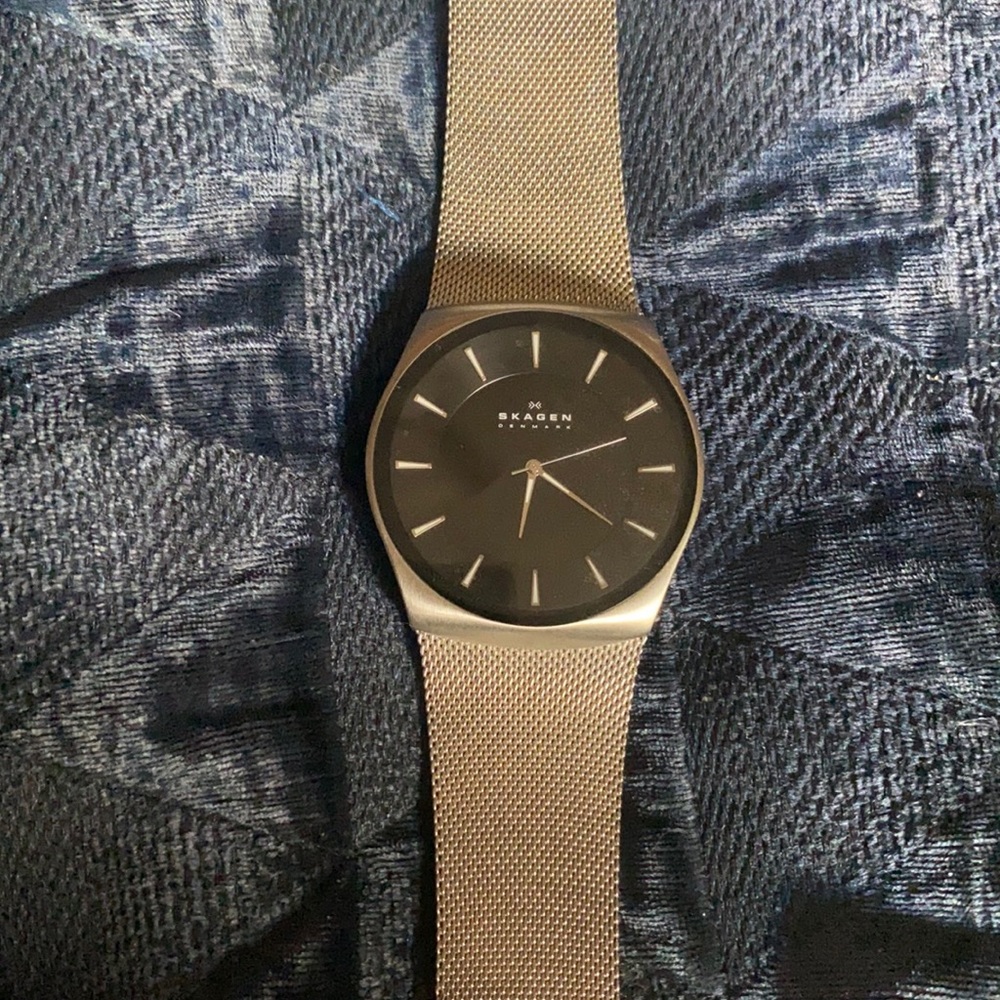 Beautiful and classic SILVER Skagen watch